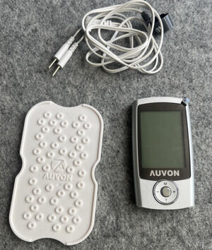 AUVON Rechargeable TENS Unit Muscle Stimulator Massager EMS Device AS1080